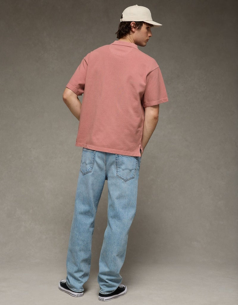 American Eagle AE Boxy Polo Shirt - Image 2